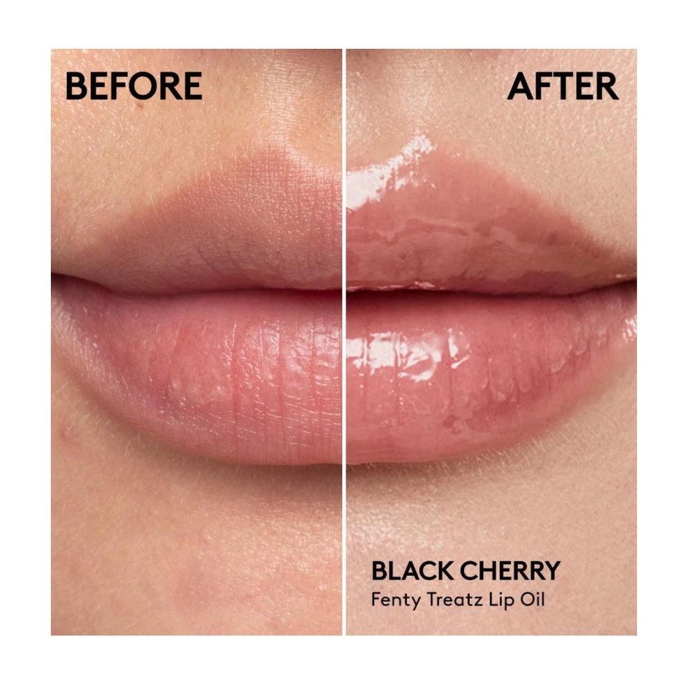NWT, Fenty Skin Cherry Treat Conditioning Lip Oil, 0.19FLOZ - Picture 2 of 3